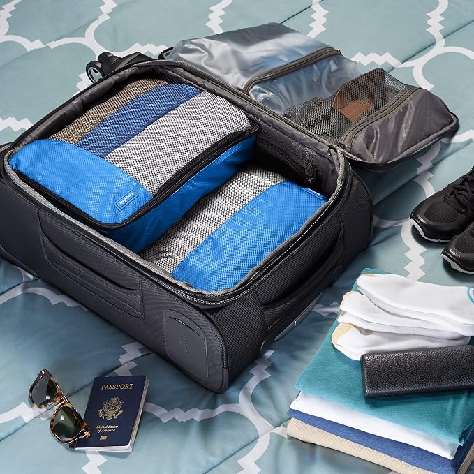 Amazon Basics Packing Cubes for Travel, Packing Organizers Set, 4-Piece-Set - Image 8