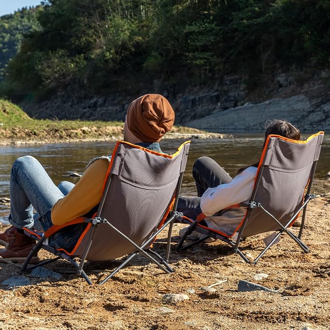 PORTAL Beach Chairs for Adults Camping Low Lightweight Portable Chair - Image 4
