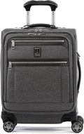 Travelpro Platinum Elite Softside Expandable Carry on Luggage, 8 Wheel Spinner by Travelpro