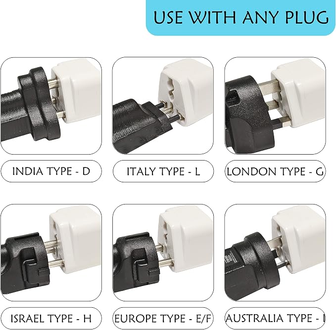 Ceptics India Travel Plug Adapter - Image 3