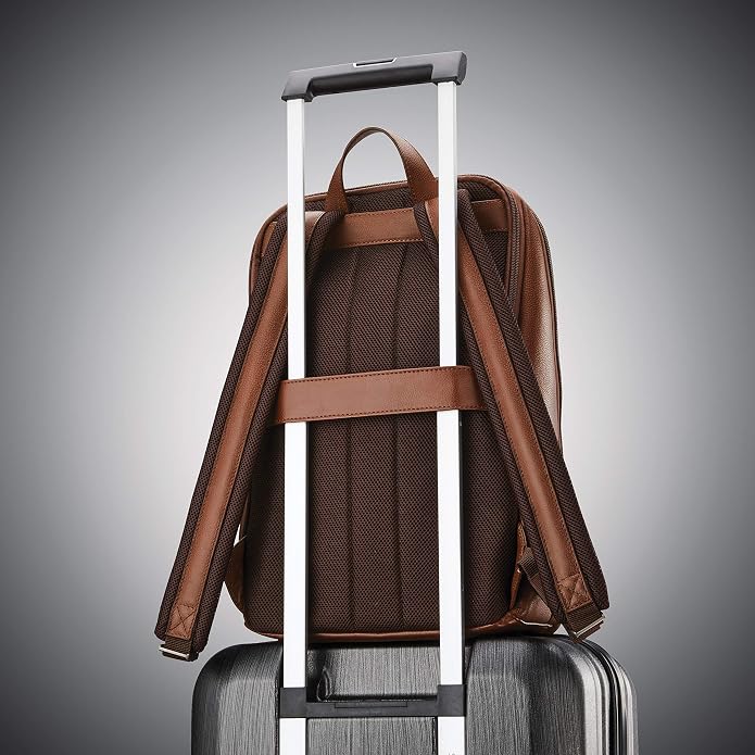 Samsonite Classic Leather Slim Backpack - Image 7