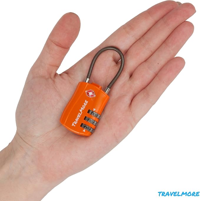 TSA Approved Travel Combination Cable Luggage Locks - Image 5