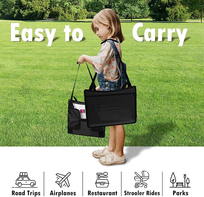 Kids Travel Tray for Toddler Car Seat, Lap Tray for Girl Activities - Image 8