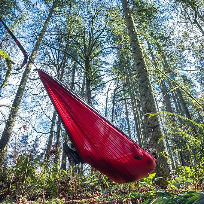 Grand Trunk Double Deluxe Parachute Nylon Hammock - 500lb Capacity Camping - Image 7