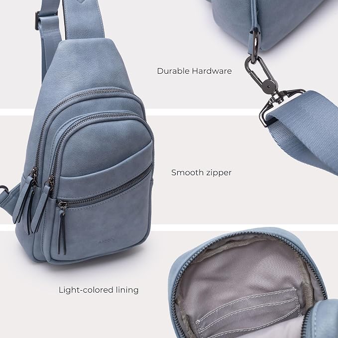 Alldaily Large Sling Bag for Women Crossbody Purse Leather Fashionable Trendy - Image 5