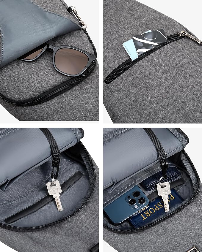 WATERFLY Small Crossbody Sling Backpack Anti Theft Backpack - Image 5