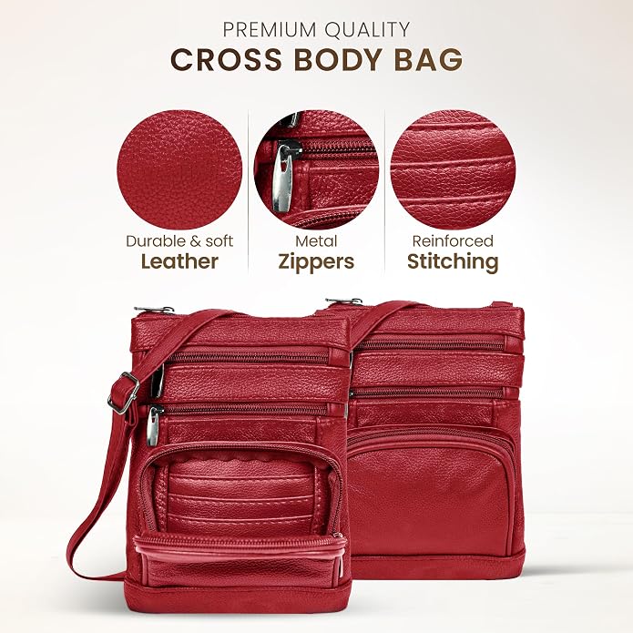 Krediz leather Crossbody Purses - Image 2