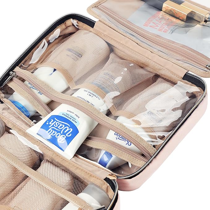 NISHEL Travel Toiletry Bag for women, Portable Hanging Organizer for - Image 6