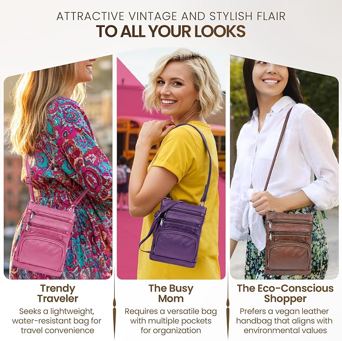 Krediz leather Crossbody Purses - Image 6