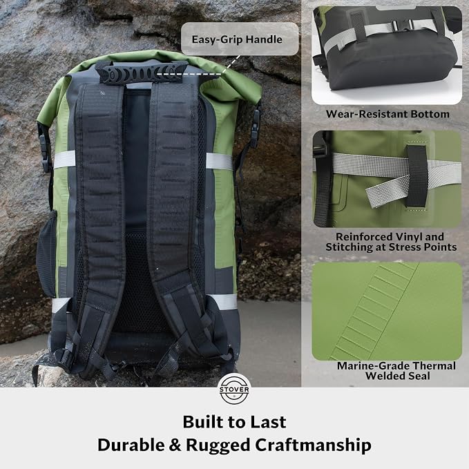 STOVER 5/10/25/30/40/55L Waterproof Backpack- Floating Dry Bag - Image 4