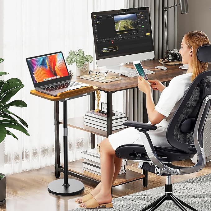 2 in 1 Dual-use Laptop Floor Stand & Laptop Stand - Image 2