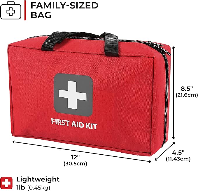 First Aid Kit – 291 Pieces of First Aid Supplies | Hospital Grade Medical - Image 2