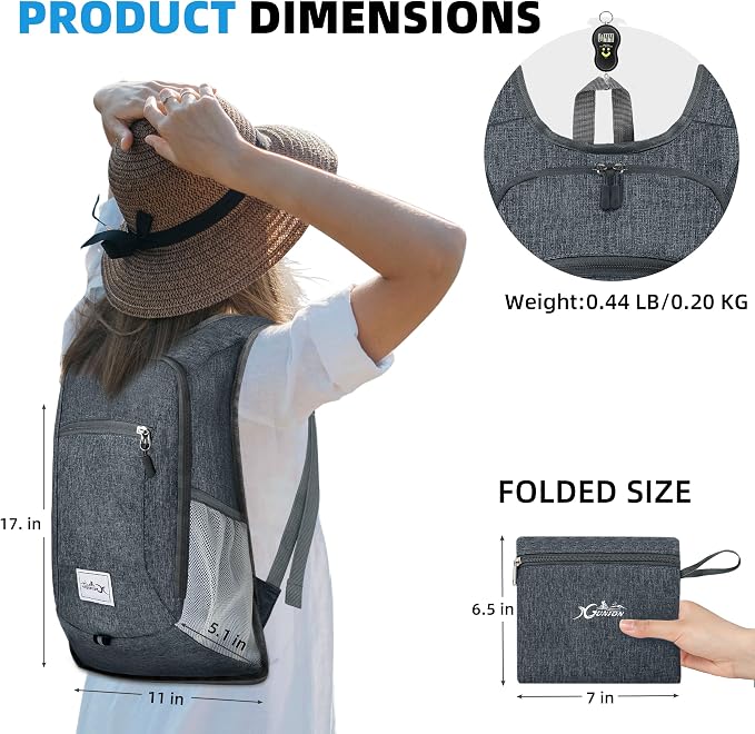 Lightweight 10L Foldable Travel Backpack - Image 2