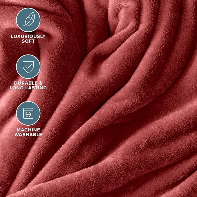 Bare Home Fleece Blanket - Image 4