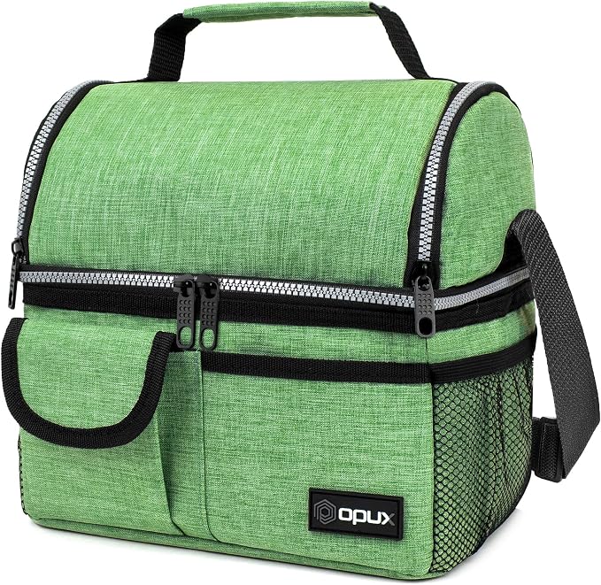opux Lunch Box for Men, Adult Lunch Box Cooler, Insulated Lunch Bag Women by OPUX