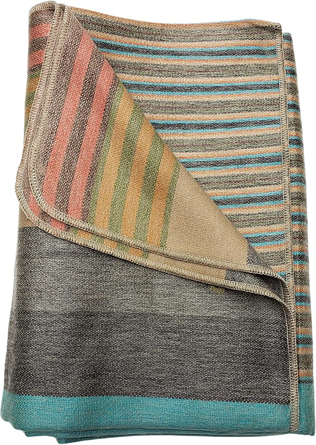 Alpaca Wool Throw Blanket | Super Soft, Lightweight, Breathable and by DAVLINA