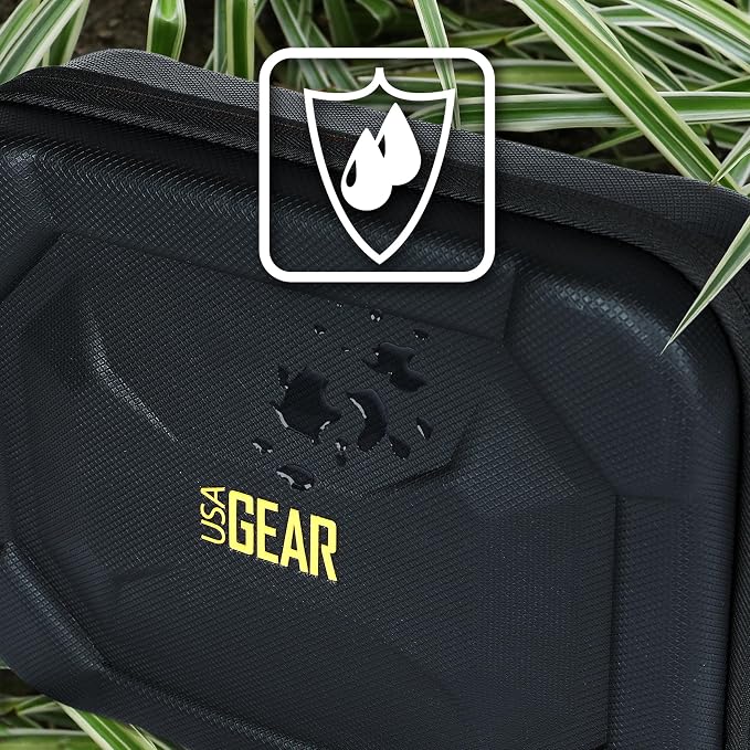 USA Gear Water Resistant EVA Foam Hard Case Compatible - Image 5