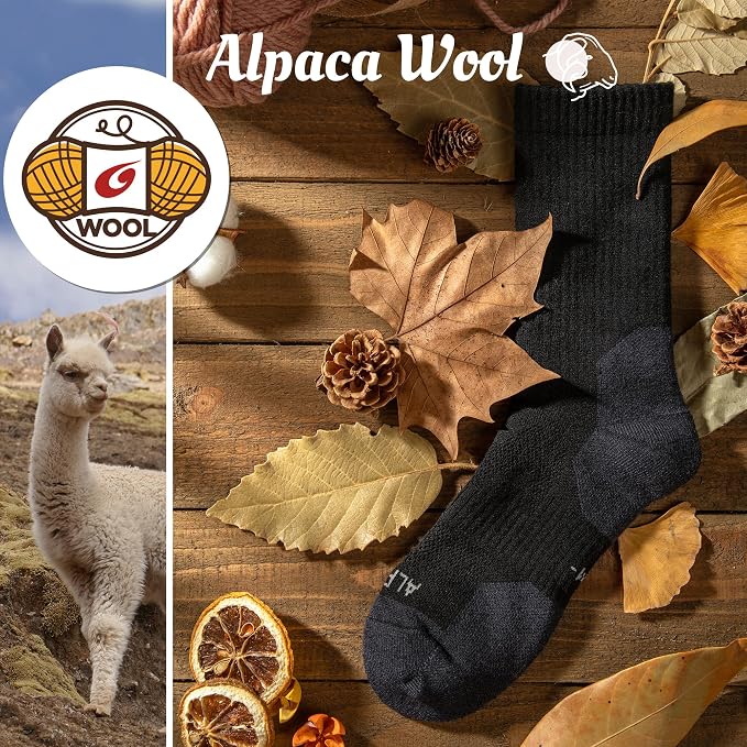 Alpaca Wool Hunting Socks 2 pairs - Image 2