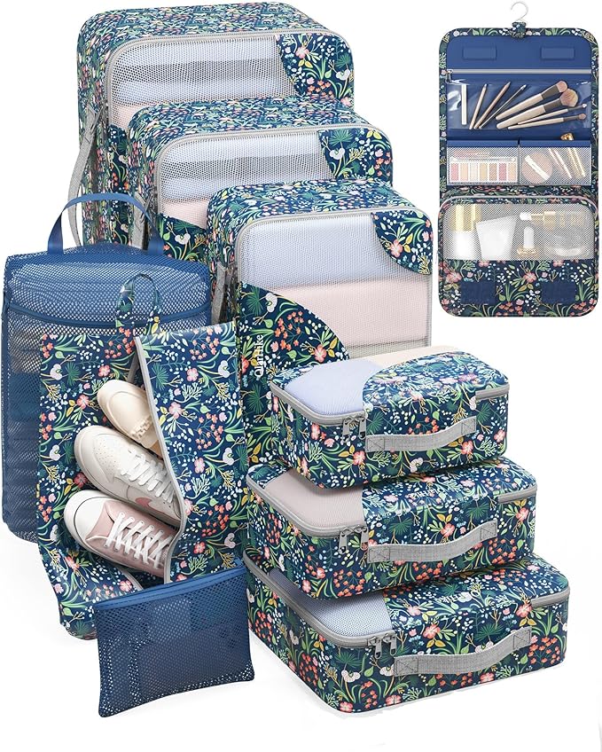 ALL INCLUDED 10 Set Durable Packing Cubes by OlarHike