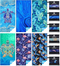6 Pack Microfiber Lightweight Beach Towel Sand Free Quick Dry Absorbent Thin by WIDDONEN