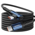 USB C Cable 10ft 100W Right Angle Fast Charging Cord, Nylon Braided USB 2.0 by toocki