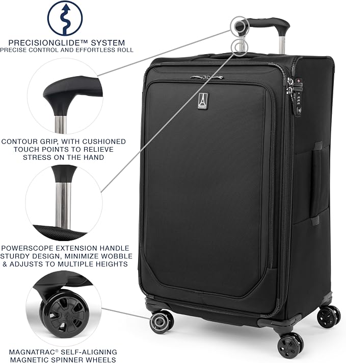 Travelpro Crew Classic Lightweight Softside Expandable Checked Luggage - Image 2