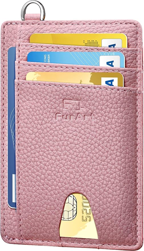 FurArt Slim Minimalist Wallet, Front Pocket Wallets, RFID Blocking, Credit Card by FurArt