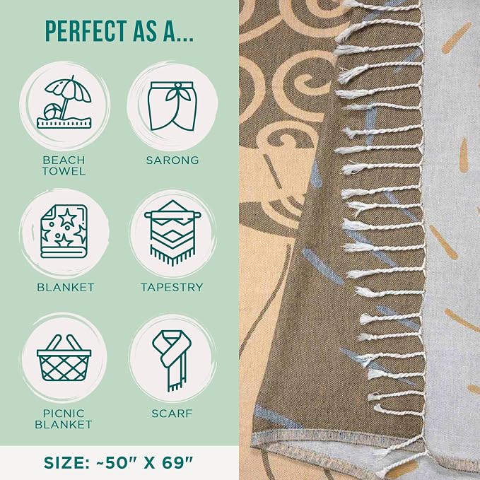 Sand Cloud Turkish Beach Towel - Image 3