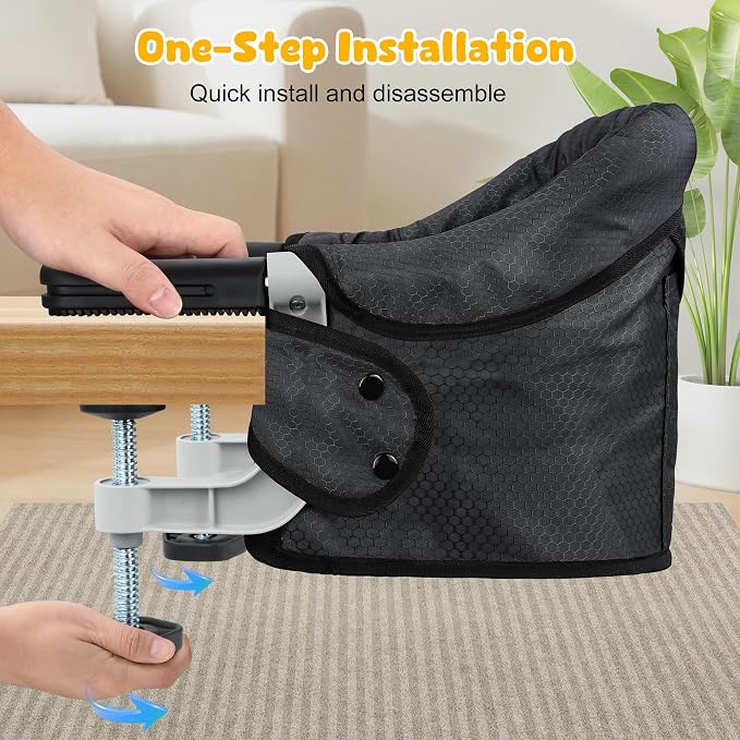 Hook On Chair, Safe and High Load Design, Fold-Flat Storage and Tight Fixing - Image 3