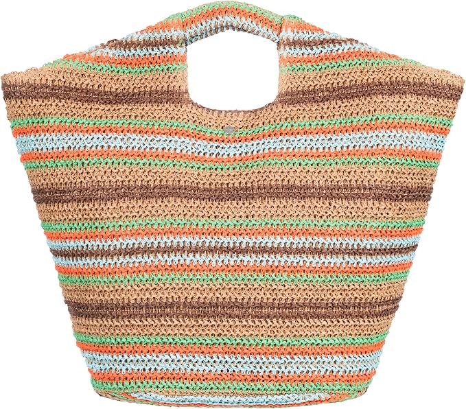 Roxy Women's Beach Tote Bag | Travel | Vacation | Straw | Lightweight | by Roxy