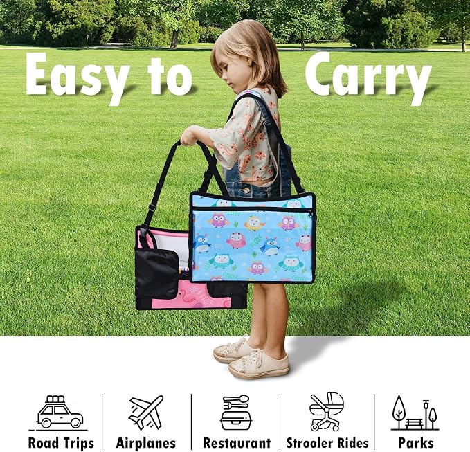 2PCS Kids Travel Tray, Car Seat Tray - Image 9