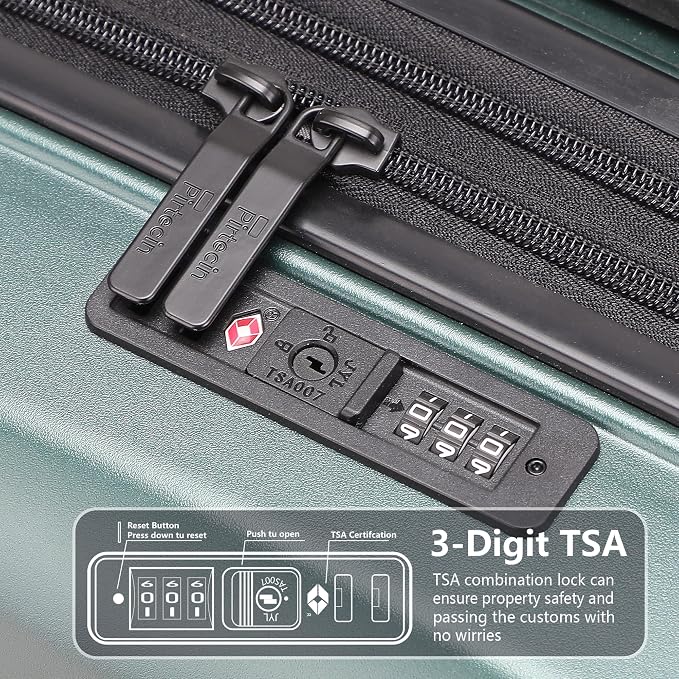 Luggage Sets 2 Piece, 20/28 Inch Lightweight Expandable PC Hardside Durable - Image 6