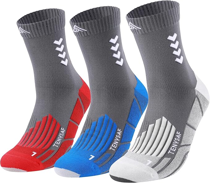 Compression Crew Running Socks: Athletic Socks by TENYSAF%C2%AE