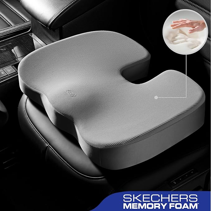 Skechers Memory Foam Seat Cushion, Office Chair Cushion - Image 2