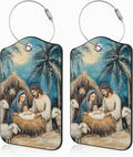 2 Pcs Nativity Scene Luggage Tags by Unknown