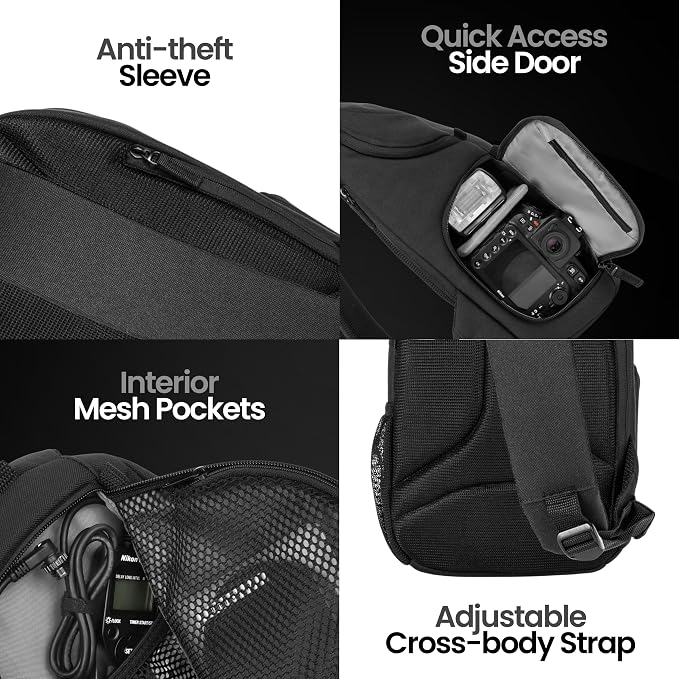 Tamrac Jazz 76 v2.0 Camera Sling Bag, Photography Backpack, Camera Case - Image 5