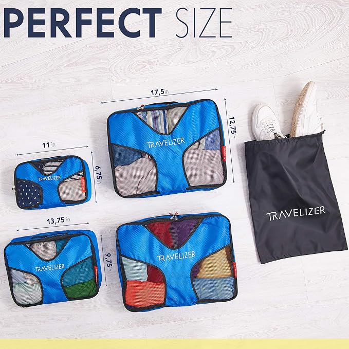 Travel Packing Cubes 5 pcs Luggage Organizer Set - Image 3