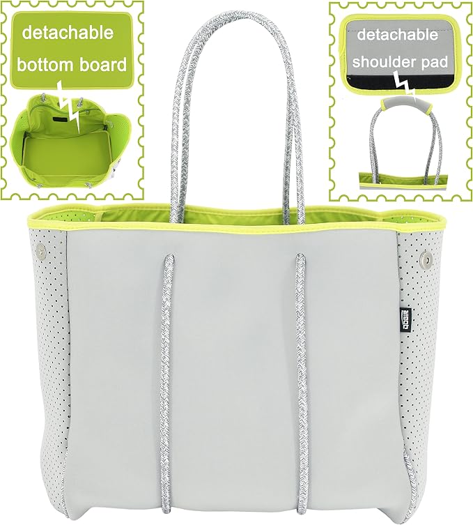 QOGiR Neoprene Multipurpose Beach Bag Tote - Image 3