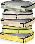 5 Pcs Packing Cubes for Suitcase Large Travel Cubes Carry on Luggage Organizer by Bulyoou