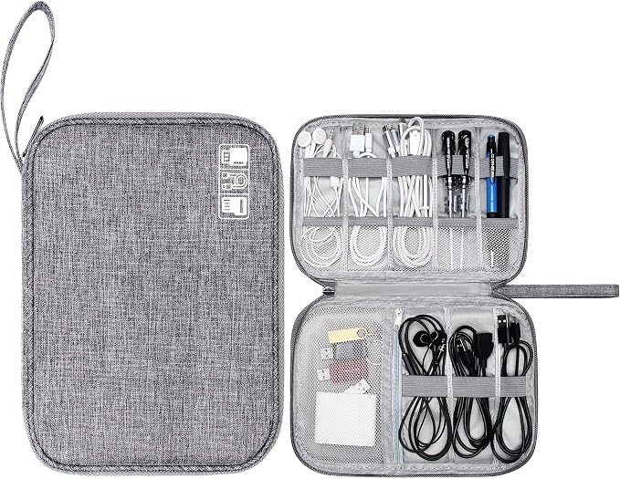 CILLA Travel Cord Organizer Case, Portable Waterproof Storage Bag by CILLA