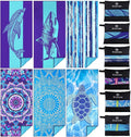 6 Pack Microfiber Oversized Lightweight Beach Towel 71x32 Extra Thin Large Sand by Qinqinamu