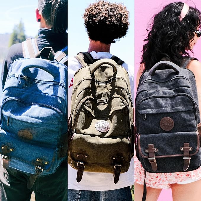 Ama Dablam Premium Original Canvas Backpack/ 17”Laptop/XL-30L/ Many Pockets | - Image 4