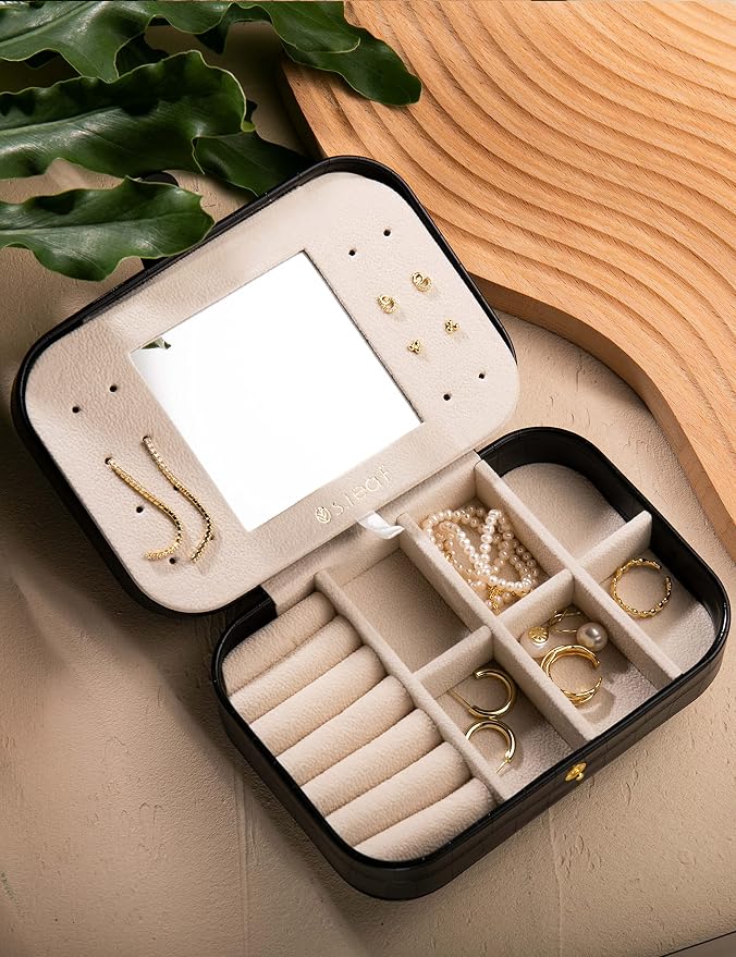 S.Leaf Travel Jewelry Organizer Travel Jewelry Boxes - Image 3