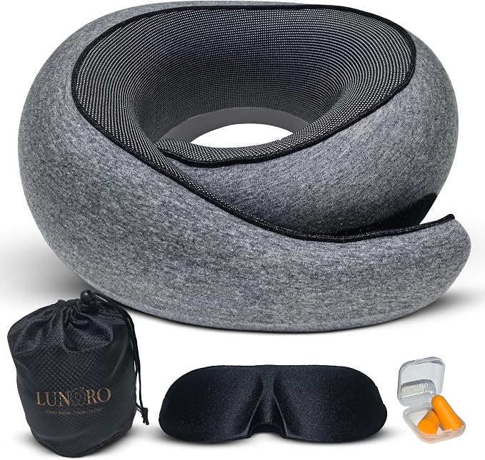 Upgraded Memory Foam Travel Neck Pillow - Image 7
