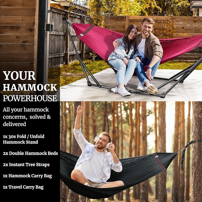 Tranquillo Combo x2 Hammocks - Image 8