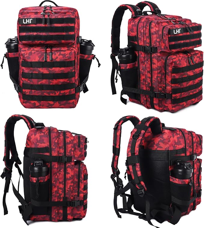LHI Military Tactical Backpack for Men Molle Daypack 45L Army 3 Days Assault - Image 3