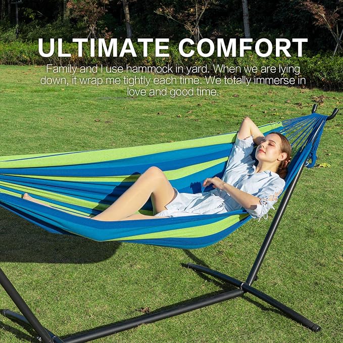 PNAEUT Double Hammocks with Stand - Image 2