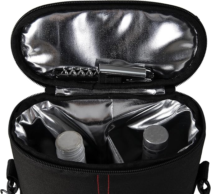ALLCAMP 2 Bottle Wine Tote Carrier - Image 7