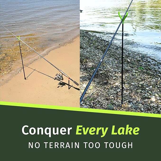 Fishin’ Stix Trident Telescoping Fishing Rod Holders – Extendable 12"–30" - Image 3