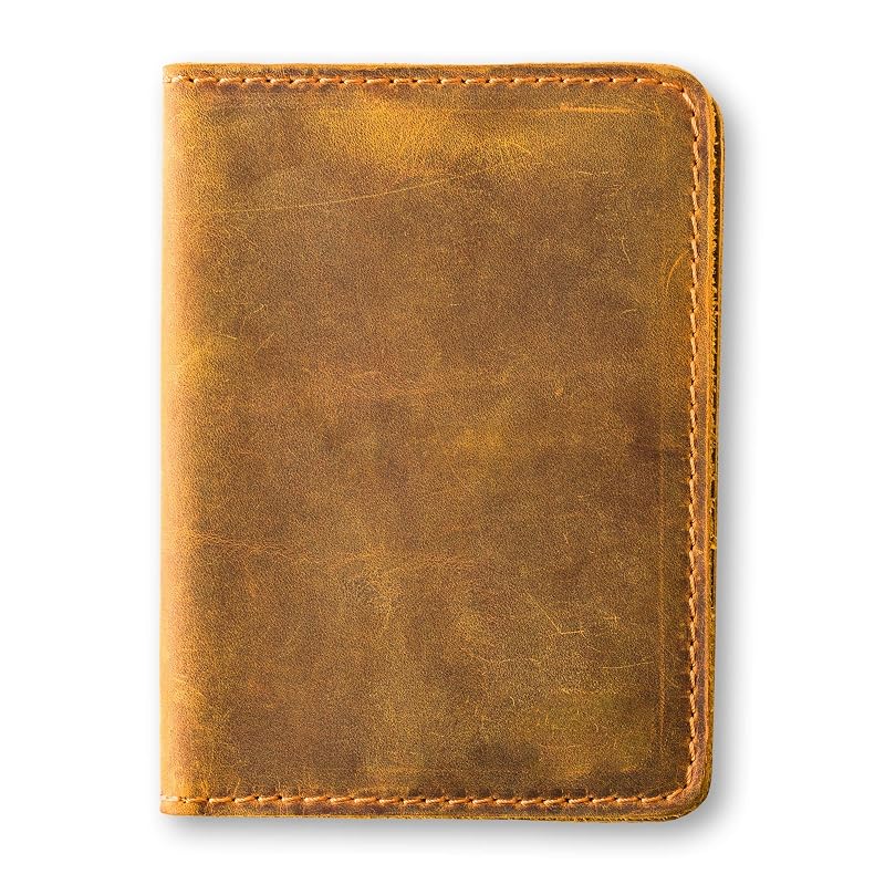 PEGAI Handcrafted Leather Passport Wallet - Image 2